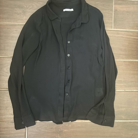 Reformation Violet Sheer Blouse Sz S - Picture 3 of 5